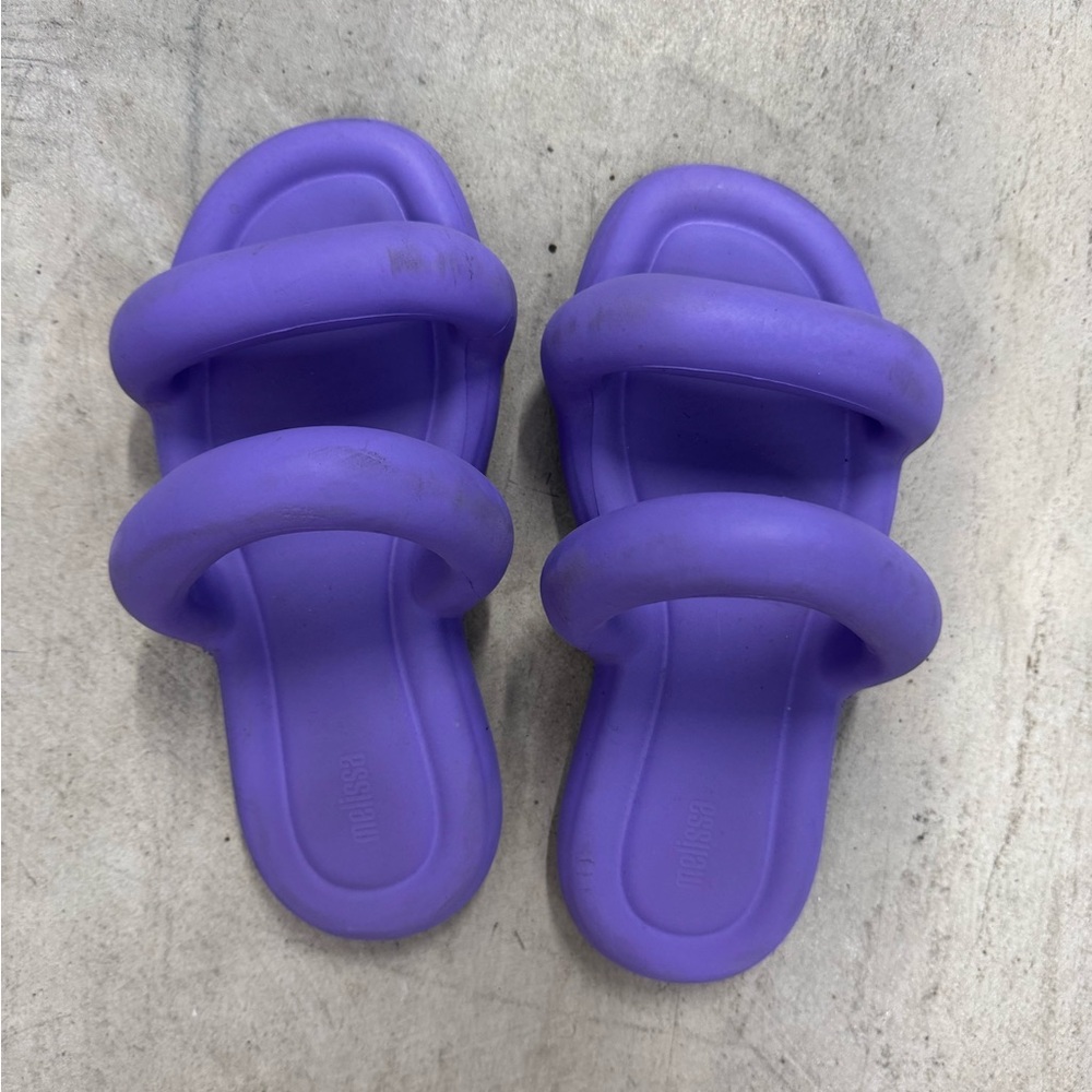 Melissa Purple Slide Sandals